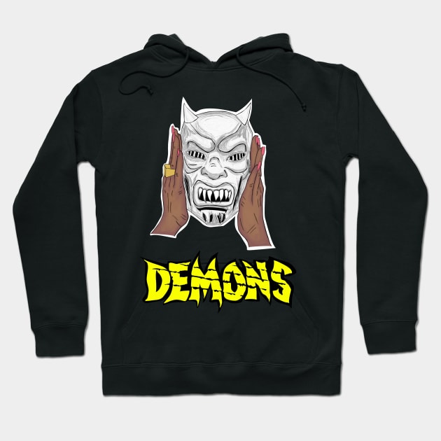 Demons Version 3 Hoodie by attackofthegiantants